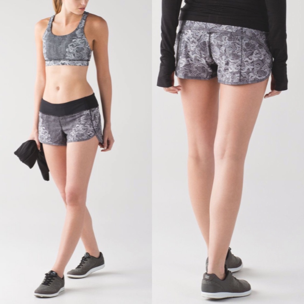 RARE Lululemon Speed Short Sz 10 - Picture 4 of 9